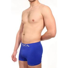 Фото Мужские трусы бесшовные боксеры синие EMPORIO ARMANI EA14022015-2