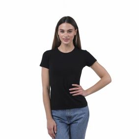 Фото Женская футболка черная Sergio Dallini SDT651-5