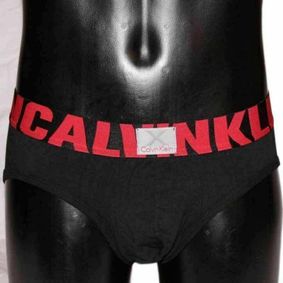 Фото Мужские трусы брифы хлопок черные Calvin Klein CK00479