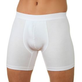 Фото Мужские трусы боксеры белые E5 Underwear Long Boxer