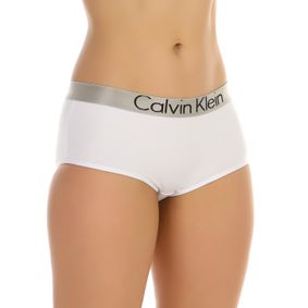Фото Женские трусы-шорты белые Calvin Klein Women Steel White