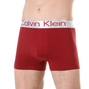 Фото Мужские трусы боксеры бордовые Calvin Klein