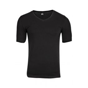 Фото Мужская футболка черная с V-вырезом BUGATTI 50004/6061 930