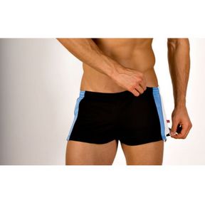 Фото Мужские шорты пляжные черного цвета с полосками AussieBum Shorts Black