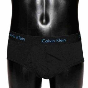 Фото Мужские трусы брифы черные Calvin Klein