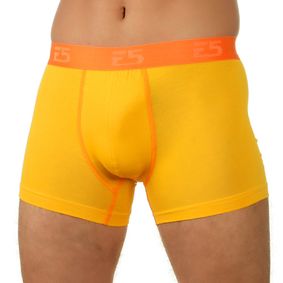Фото Мужские трусы боксеры желтые E5 Underwear Cotton