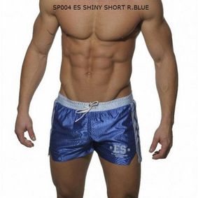 Фото Мужские спортивные шорты синие с голубым поясом ES Collection SHORTS  BLUE WHITE