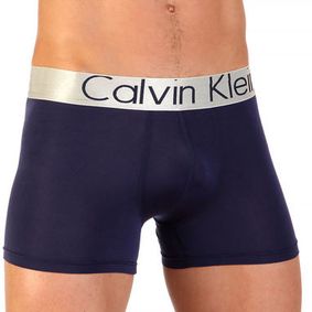 Фото Мужские трусы боксеры темно-синие Calvin Klein Long Modal Boxer