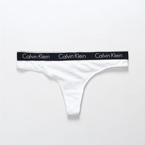 Фото Женские трусы стринги белые Calvin Klein Women