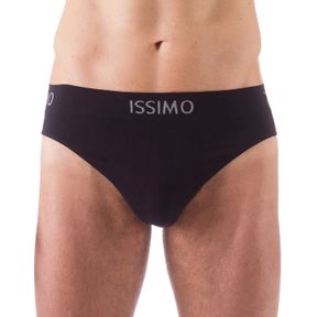 Фото Мужские трусы слипы черные бесшовные ISSIMO SLIP 210