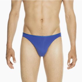 Фото Мужские трусы слипы синие HOM PLUMES Micro Briefs 404756_4000BI