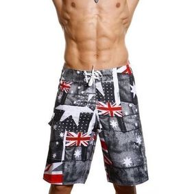Фото Мужские пляжные шорты Quiksilver темно-серые Great Britain