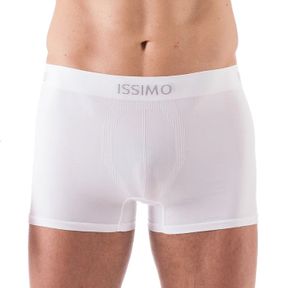 Фото Мужские трусы боксеры белые бесшовные ISSIMO BOXER 211