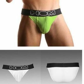 Фото Мужские трусы танга зеленые HOM NIGHT THERAPY TANGA BRIEF GREEN