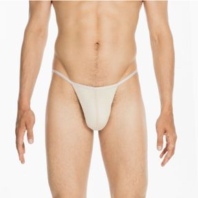 Фото Мужские трусы стринги бежевые HOM PLUME G-String 359931_4000DT