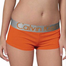 Фото Женские трусы боксеры Модал Calvin Klein Women Steel Boxer Orange