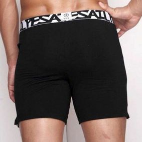 Фото  Мужские трусы-шорты черные GMW Boxer Shorts Black