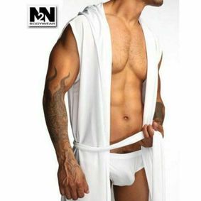 Фото Мужской халат белый N2N Dream Robe White