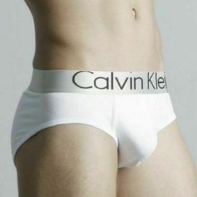 Фото Мужские трусы брифы белые Calvin Klein Brief Steel White