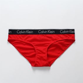 Фото Женские трусы слипы красные Calvin Klein Women