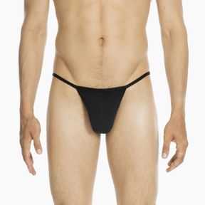 Фото Мужские трусы стринги черные HOM PLUME G-String 359931_400004