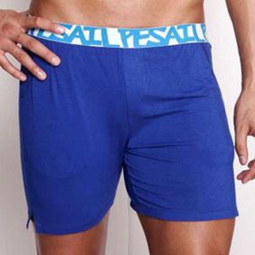 Фото Мужские трусы-шорты синие GMW Boxer Shorts Blue