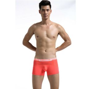 Фото Мужские трусы боксеры оранжевые Cockon intimate lace Boxers 862