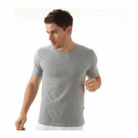 Фото Мужская футболка серая с круглым воротом Calvin Klein Grey