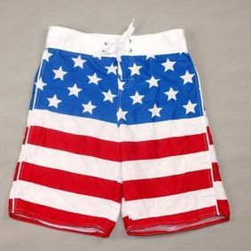 Фото Мужские плавательные шорты с американским флагом Aussiebum US Flag Shorts classic
