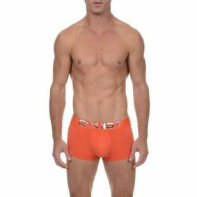 Фото Мужские трусы боксеры оранжевые 2(x)ist Men's Electric No-Show Boxers Limited Edition Orange
