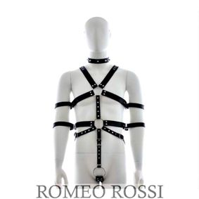 Фото Мужская сбруя (портупея) черная Romeo Rossi 9019